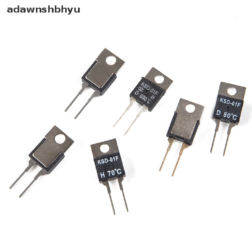 Adawnshbhyu 20-80℃ Biasa Tertutup/Open Thermal Switch Temperature Sensor Thermostat KSD-01F