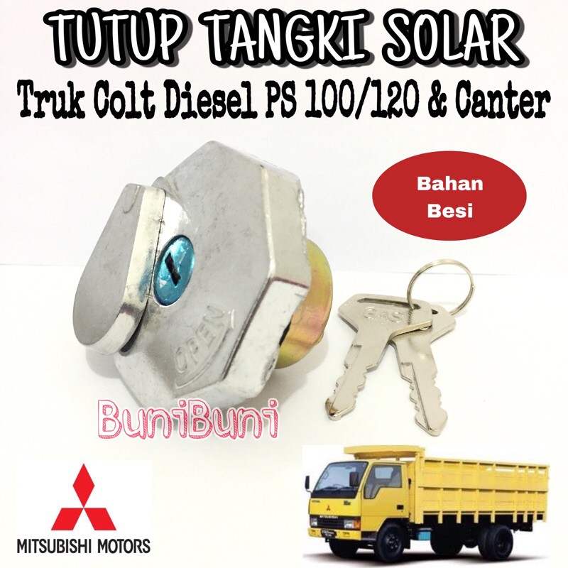 Tutup Tangki Solar Mobil Truk Mitsubishi Colt Diesel PS PS100 120 - Ragasa - Canter High Quality