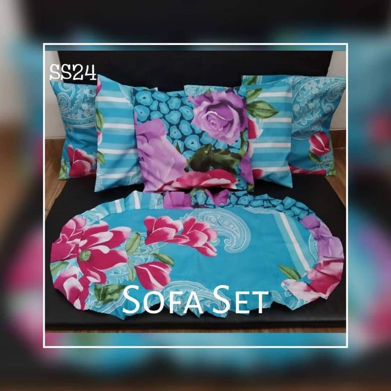 Sarung bantal tamu sofa set termurah