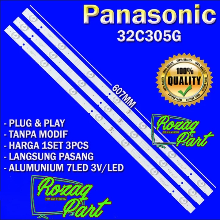 LED BACKLIGHT TV PANASONIC 32IN INC 32C305G 32C305 G