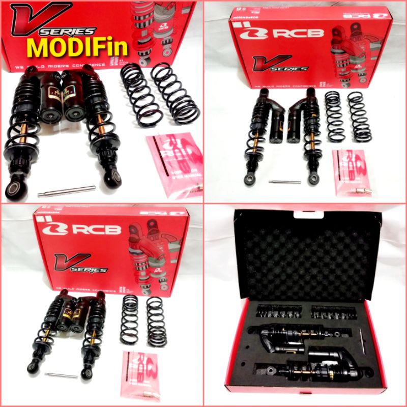 Shock Tabung RCB RX KING SUPRA REVO TIGER GL CB MEGA PRO VERZA Original Racing Boy VD Series 330 335