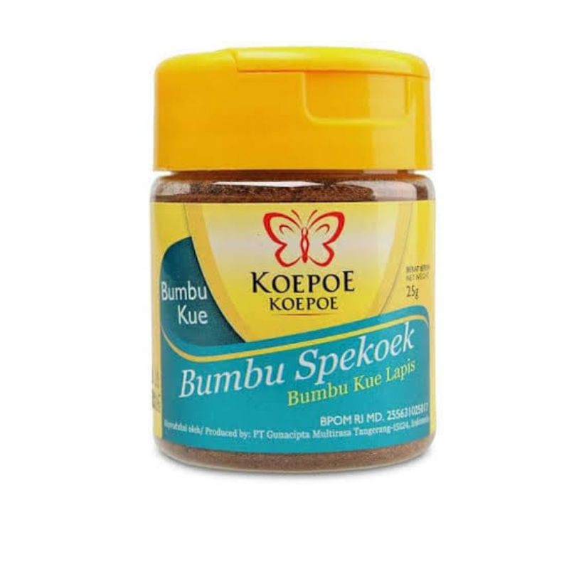

Bumbu Spekoek Kupu Kupu 25gram - Bubuk Spikulas - Bumbu Spiku - Perisa Spiku