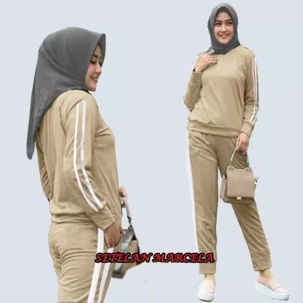 VGN -  SETELAN MARCELA / BAJU TRANING OLAHRAGA / SETELAN WANITA/ FASHION WANITA / SETELAN TRANING