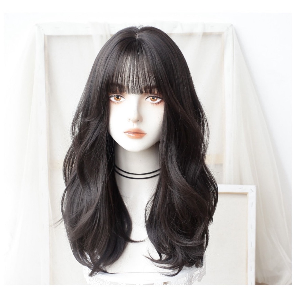 0304 full wig korean medium layer wave 52 cm