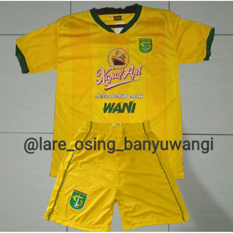 SETELAN DEWASA PERSEBAYA 2020 KIPER GK KUNING JERSEY CELANA LIGA 1 TERBARU LOKAL