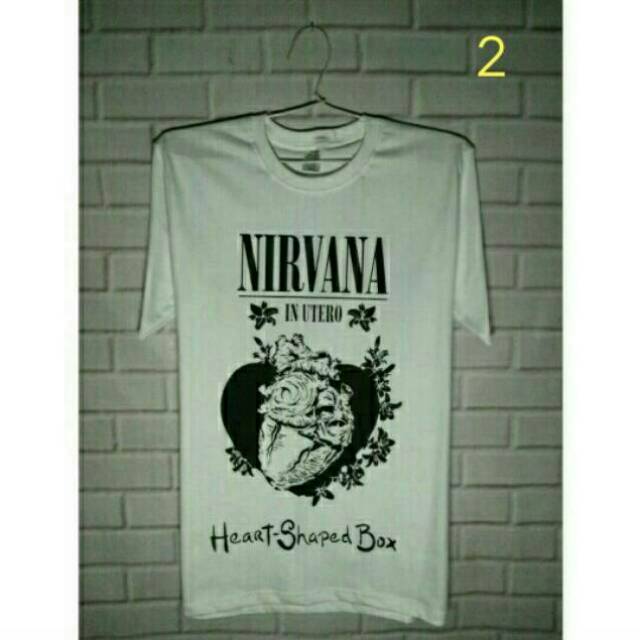 Kaos Musik Nirvana Kurt Cobain