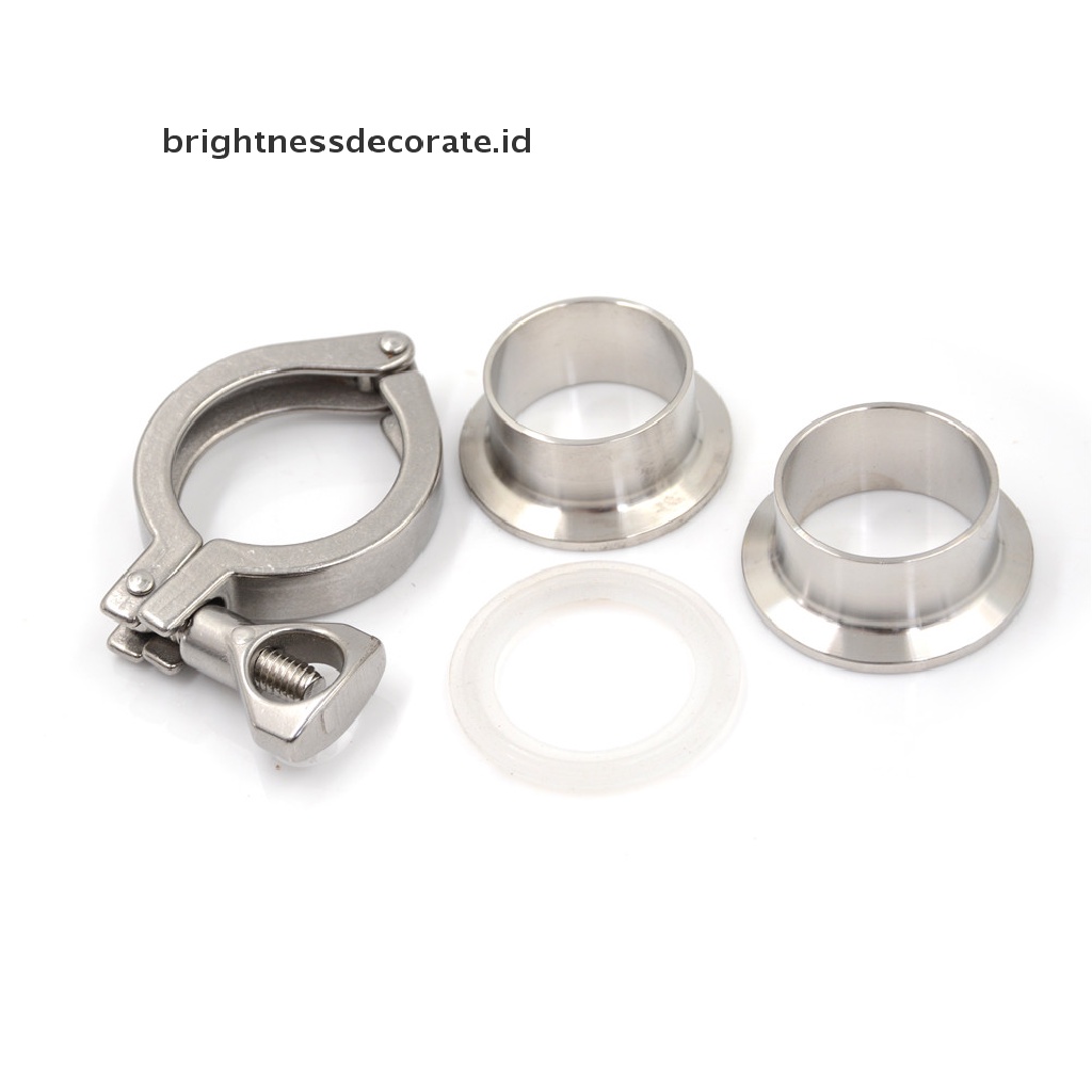 Set Pipa Sanitasi Ferrule Gasket 1.5 Inch Tri Clamp