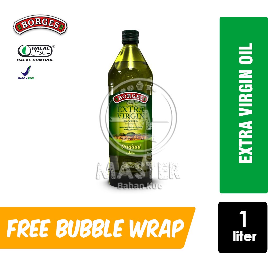 

Borges Extra Virgin Olive Oil / Minyak Zaitun [Botol Kaca 1 Liter]