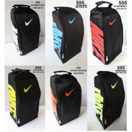 Tas Sepatu Futsal Nike 555 Olahraga Gym Fitness Bag Jinjing Bola Pria Wanita Voli Badminton Basket