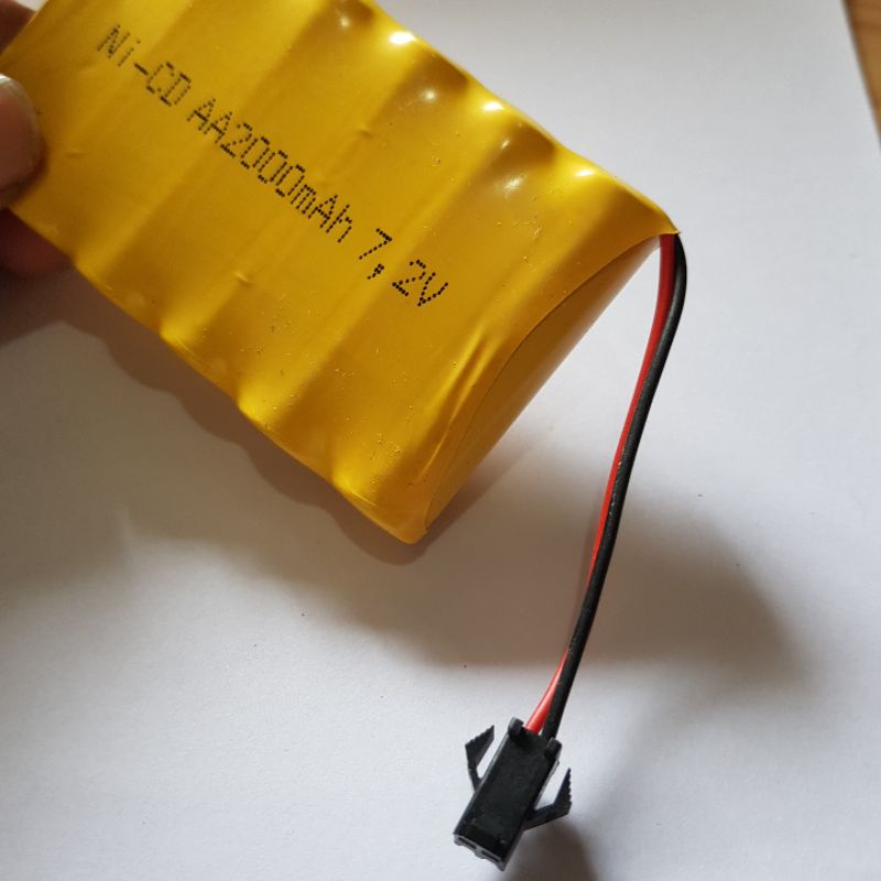 BATERAI MOBIL REMOT RC AA 2000MAH 7,2V NI CD / BATRE RC 7,2V 2000MAH