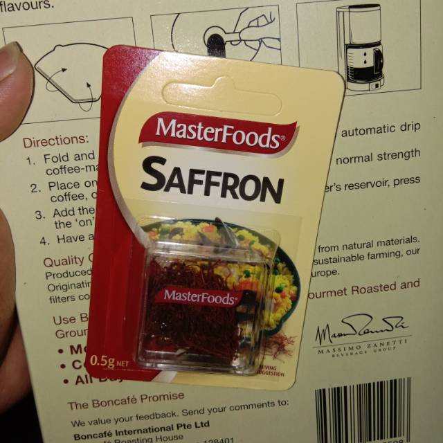 

Masterfoods safron 0.5gr