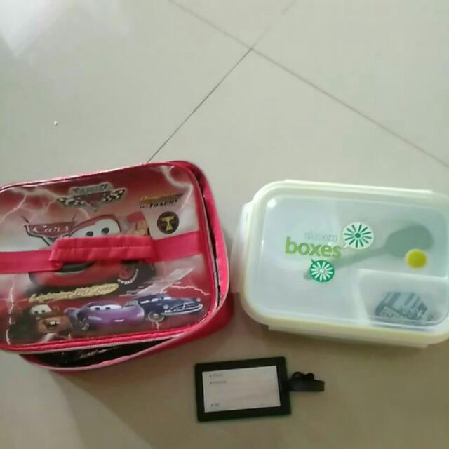 Paket Yooyeee Sup Lunch Box Dan Lunch Bag Karakter