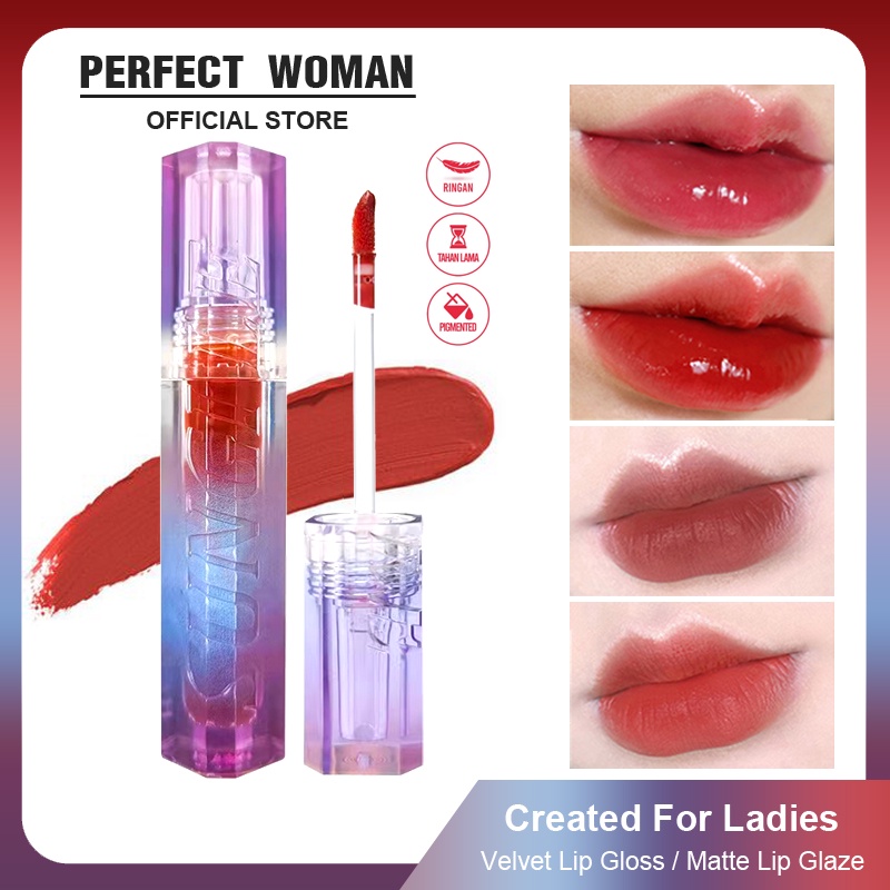 [BPOM]HERORANGR/ Herorange soft velvet matte lipstik/Herorange lip gloss/Velvet Lip Color Temptation