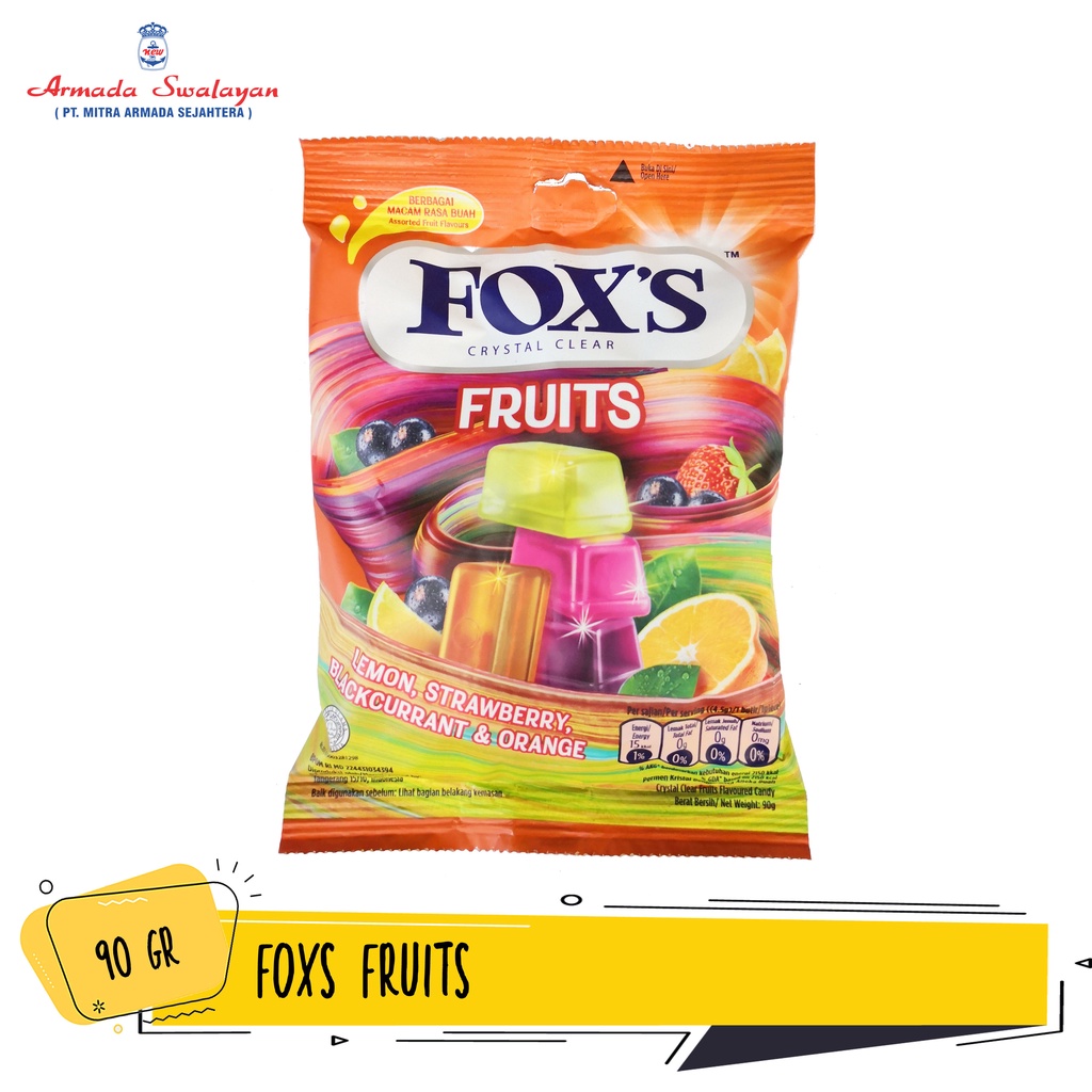 

Permen FOX'S 90g All Variant