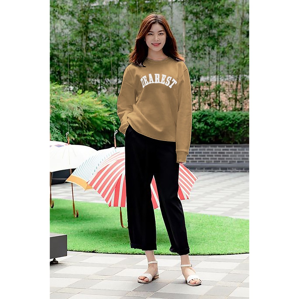 Sweater Dearest - Pakaian Wanita Dan Pria - Bahan Fleece - Allsize