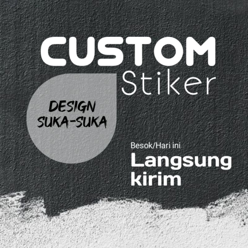 Custom Cutting Sticker / Bikin stiker custom cutting