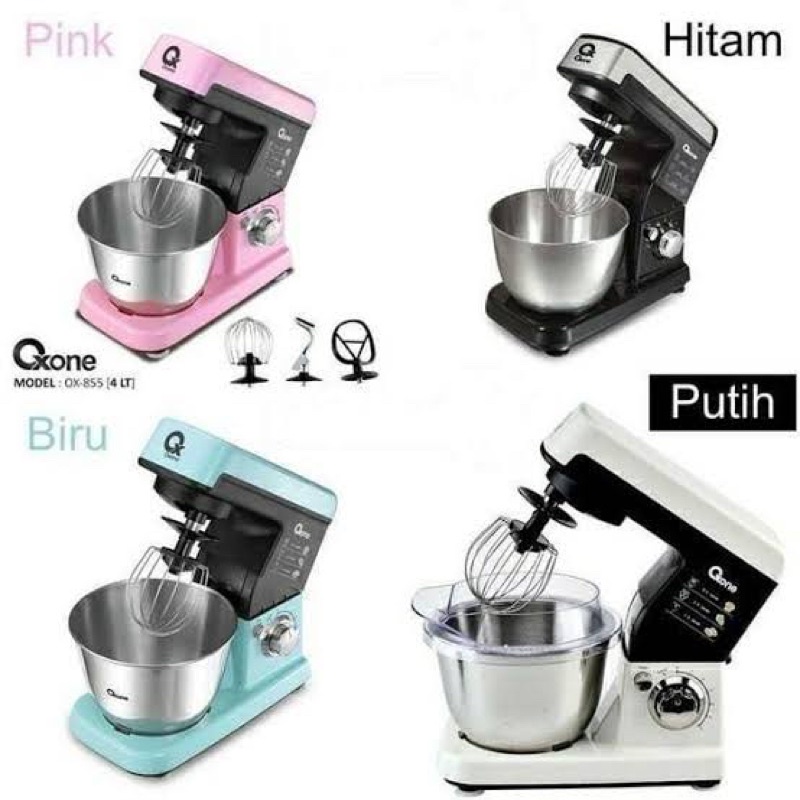 Oxone OX855 Master Chef Indonesia Professional Master Standing Mixer 300 Watt 4 Liter OX 855