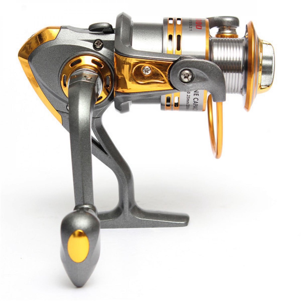 Debao Gulungan Pancing DB6000A Metal Fishing Spinning Reel 10 BB