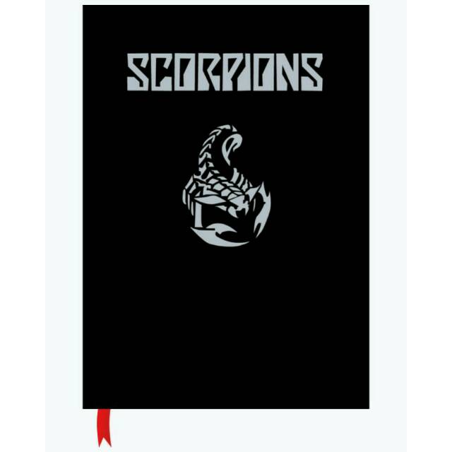 

Hard cover buku tulis kuliah keren - Scorpions - Book of Rock