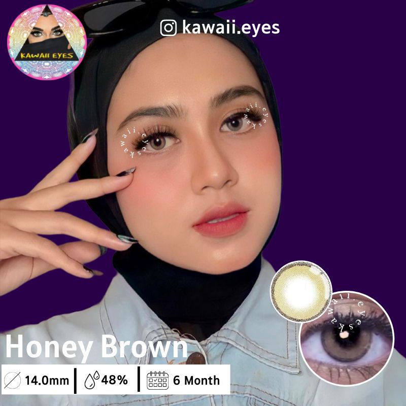 Softlens MINI CIRCLE ICE GREY/OCEAN GREY/HONEY BROWN/CHOCO BROWN