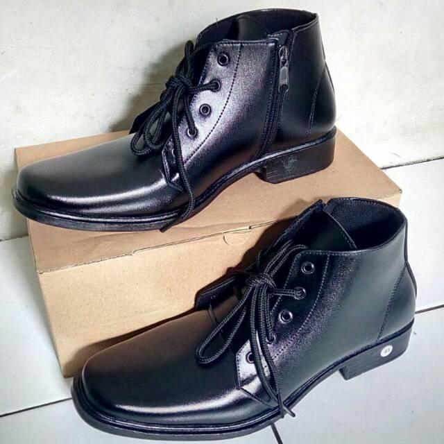 SEPATU PDH PDL RESLETING TALI POLISI POLRI TNI FANTOFEL FANTOVEL FANTOPEL PANTOFEL PANTOVEL VANTOFEL