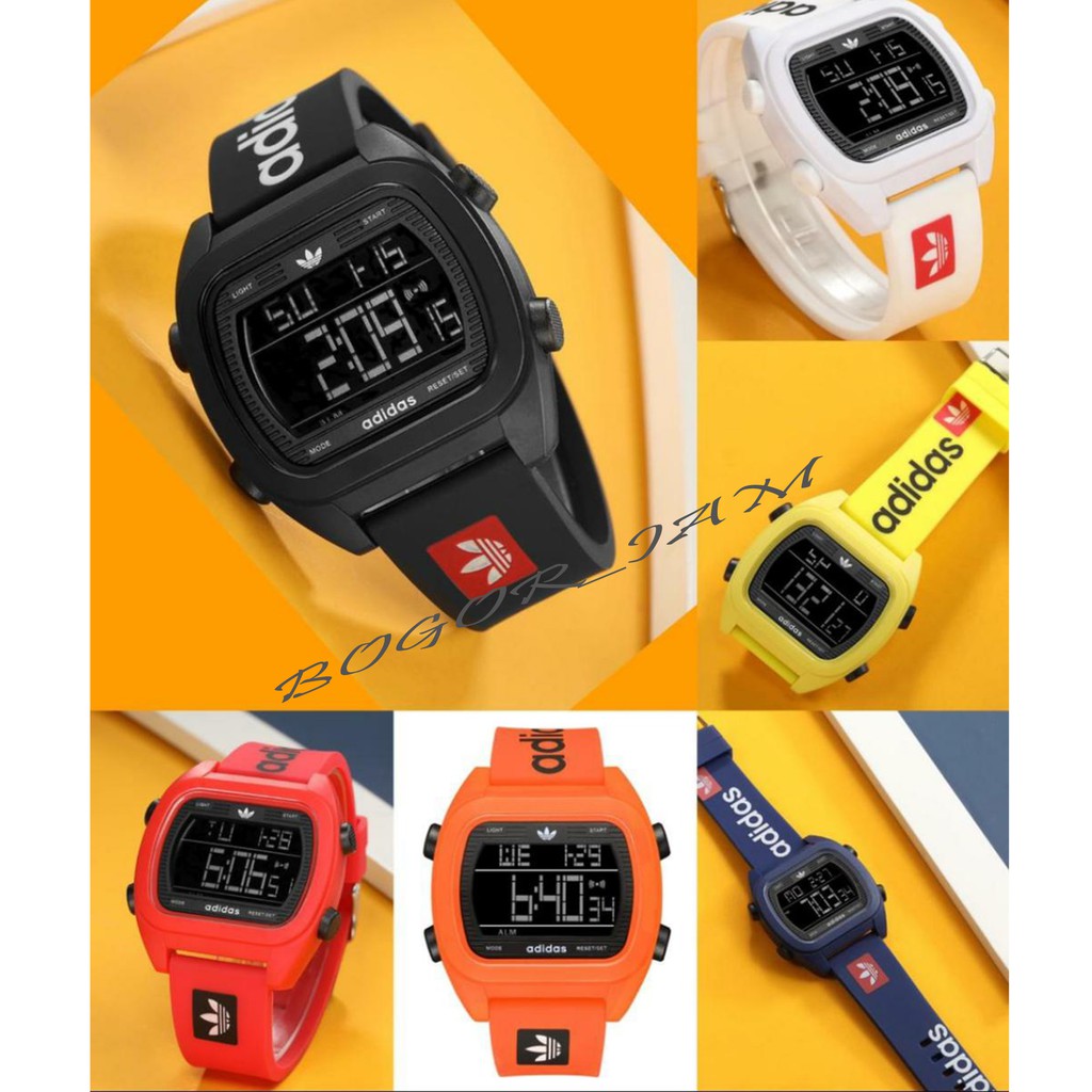JAM TANGAN ADIDAS DIGITAL PRIA ANTI AIR