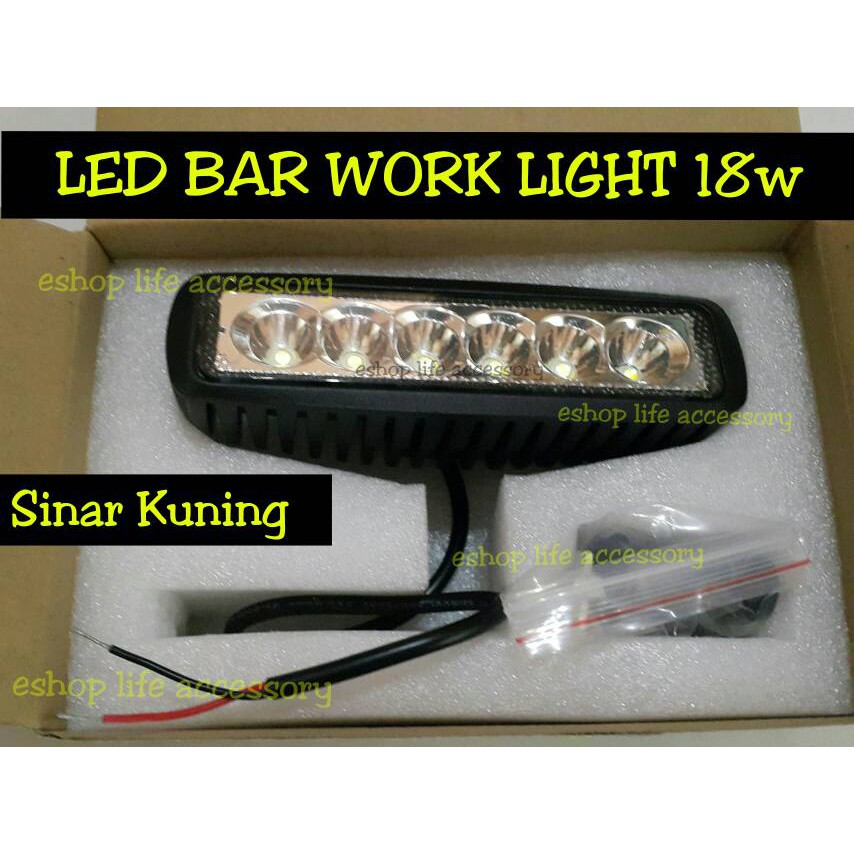 Lampu Tembak Sorot LED Mobil Motor Headlamp Anti Air Sporty Aksesoris