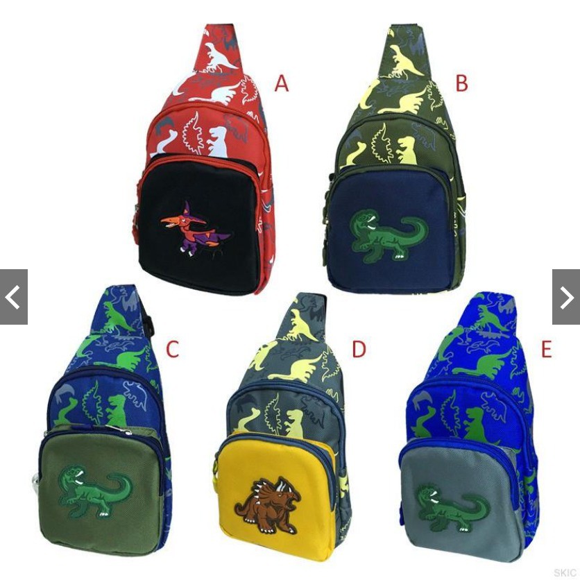 Tas Selempang Anak Laki-laki / Perempuan Model DINOSAURUS CB002