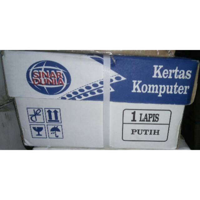 

Continous Form 9,5"x11" Rangkap 1 (K1 Putih) Sinar Dunia/Paperline