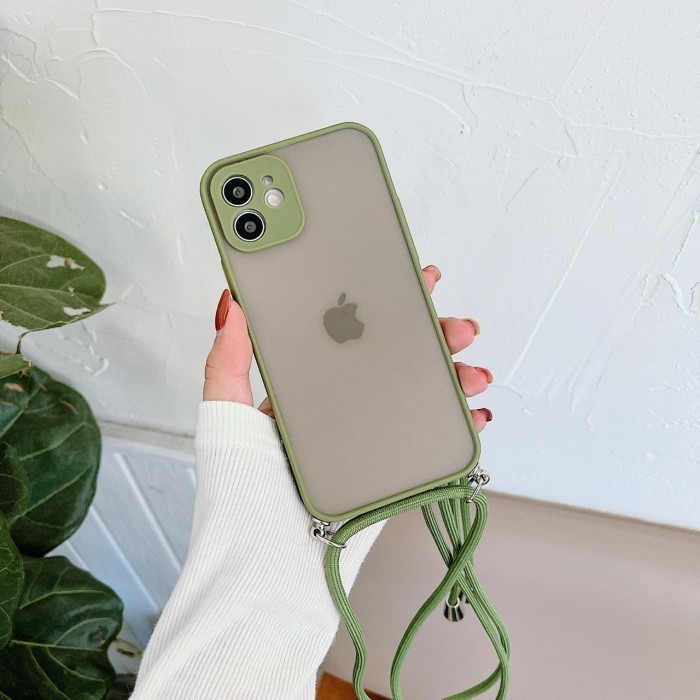 IPHONE X/XS/XR/XS MAX BUMPER DOVE CASE TALI GANTUNGAN WARNA - IPH X/XS