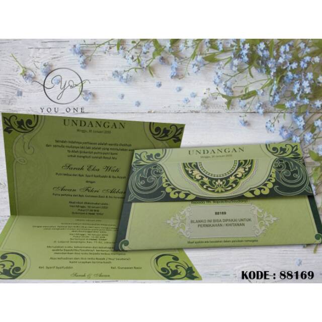 Undangan Pernikahan/Undangan Erba/E88169