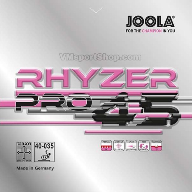 Joola Rhyzer Pro 45 - Karet Rubber Bet Bat Pingpong Tenis Meja