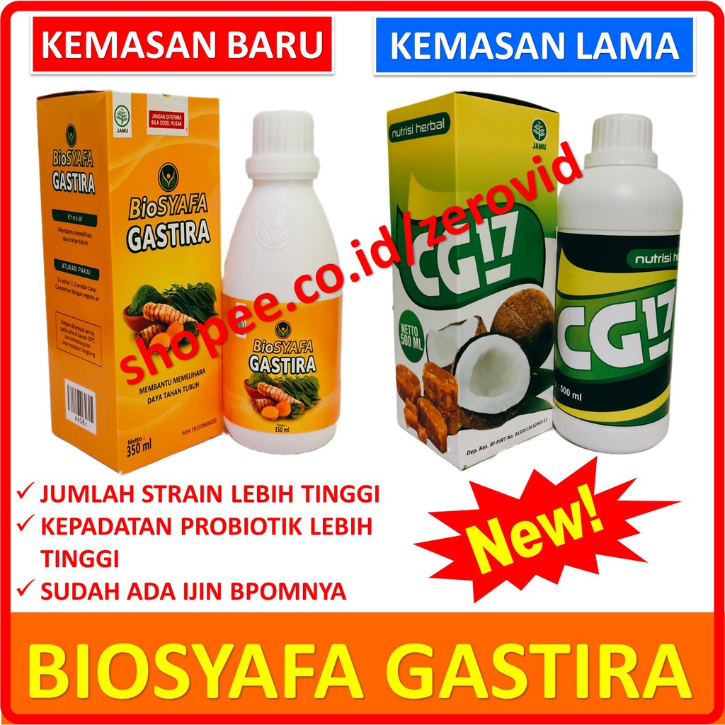 ( COD ) PROBIOTIK SIKLUS BIOSYAFA CG-17 UNTUK LAMBUNG KRONIS | BIOSYAFA GASTIRA | BIO SYAFA CG 17