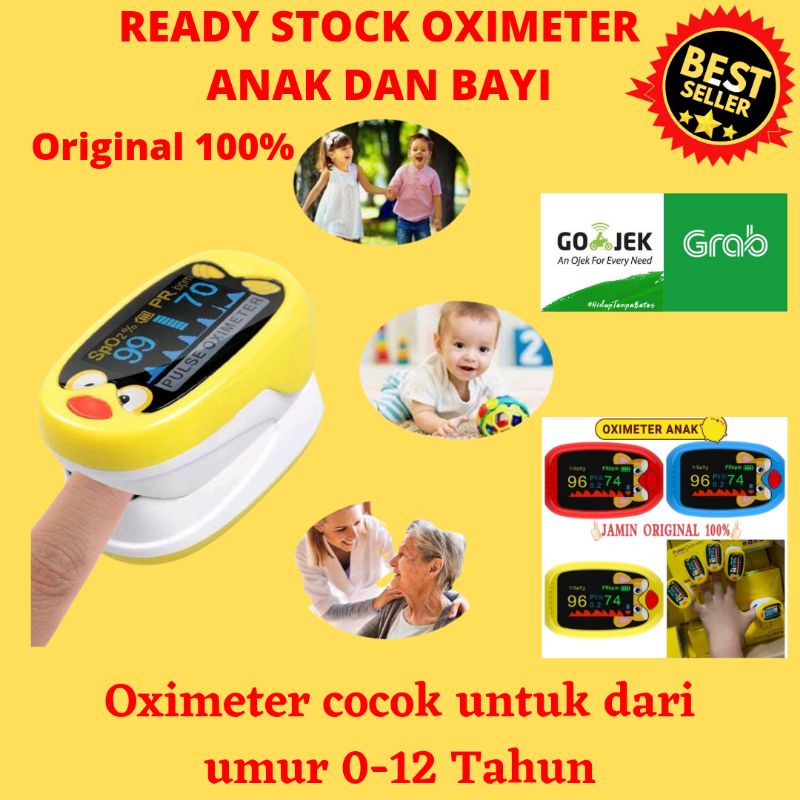 Pulse Oximeter Fingertip Bayi Balita / Oksimeter Bayi