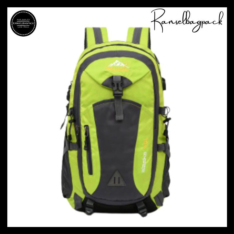 Tas Ransel Backpack 40L Punggung Pria Wanita Cewek Cowok Travel Camping Kerja Hiking Gunung Mudik