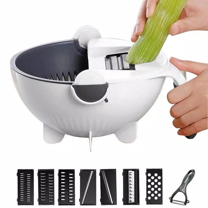 Wet Basket Vegetable Cutter Parutan Pengiris Drain Basket PS869