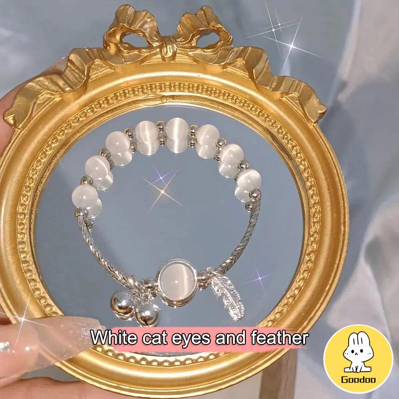 Gelang Wanita Korea Opal Pasangan Pacar Wanita Sederhana Gelang Lonceng -Doo