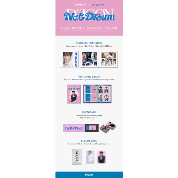 [ SHARING READY STOCK ] DICON D’FESTA MINI EDITION NCT DREAM