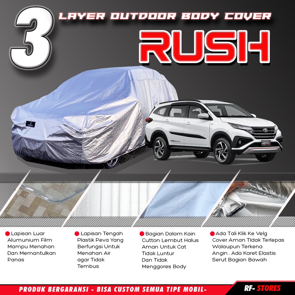 OUTDOOR Cover Mobil Sarung Mobil all new rush terios serena freed honda