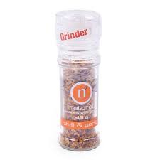 

Natural seasoning Chilli & Garlic with Grinder 48g