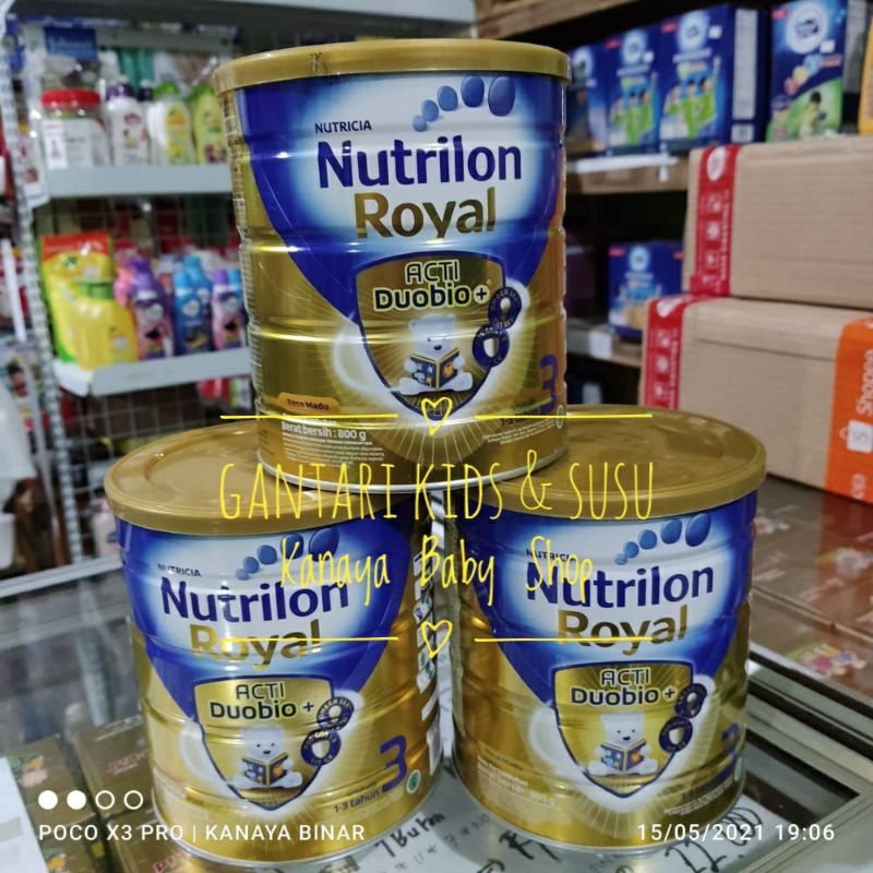 Nutrilon Royal 3 800gr &amp; Nutrilon Royal 4 800gr Madu vanila