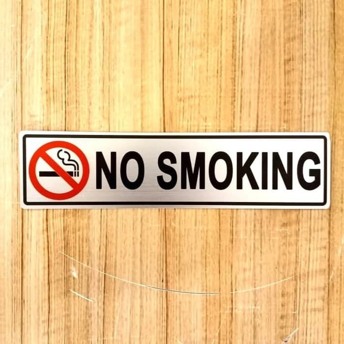 

SIGN LABEL K3 SAFETY NO SMOKING UKURAN 4X18CM / DILARANG MEROKOK