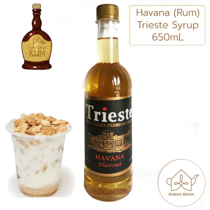 

650mL Sirup Havana ( Jamaican Rum ) Premium Syrup