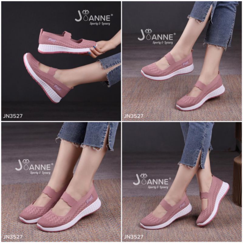 RESTOCK!! [ORIGINAL] JOANNE FlyKnit Flats Shoes Sepatu Wanita #JN3527