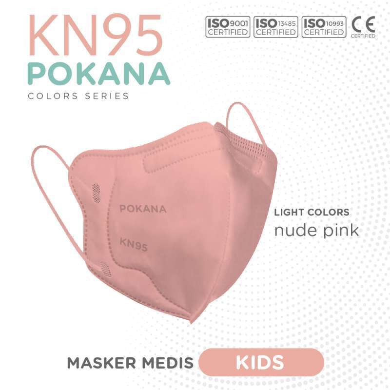 Pokana Mask KN95 Kids / Masker Medis Anak Earloop