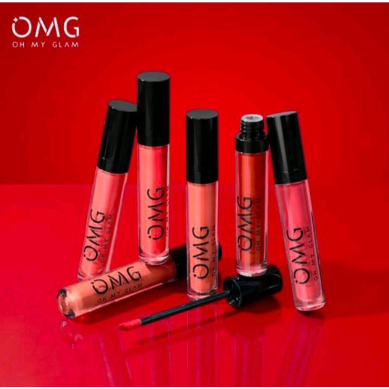 Lipstik OMG matte 1series warna no.11 crystal