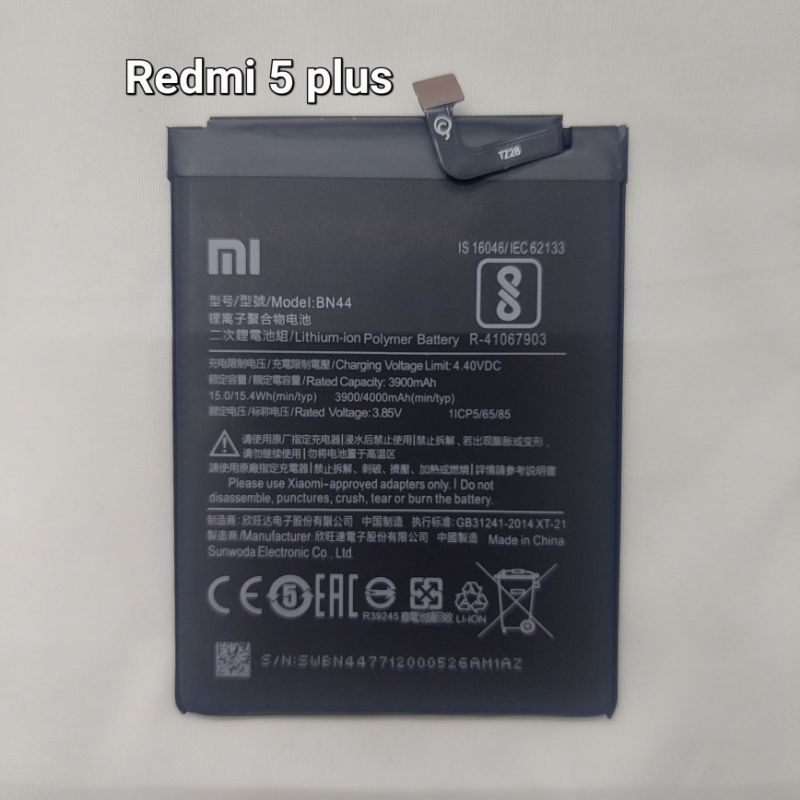 baterai Redmi 5 plus