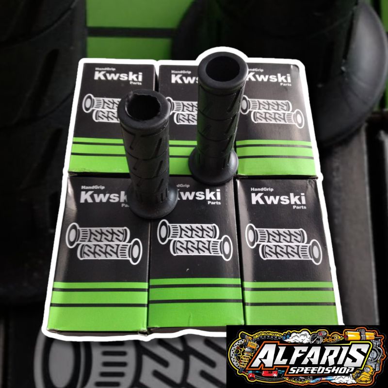 HANVAT KAWASAKI HANDGRIP KAWASAKI HANFAT KAZE KWSKI HANDGRIP KWSKI HANDFART KWSKI 1SET SEPASANG