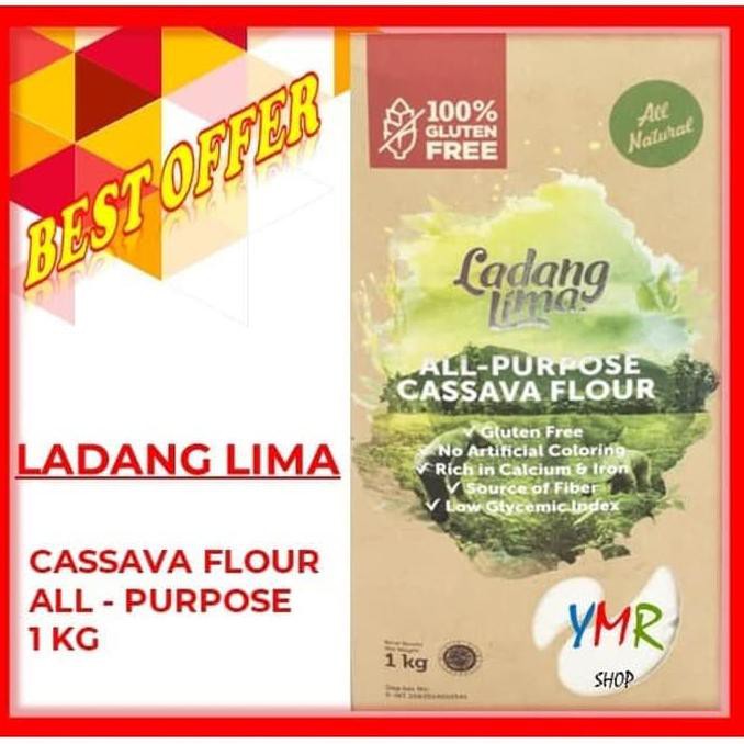 

TURUN HARGA Mocaf gluten free / Tepung singkong by Ladang Lima - 1kg TP315