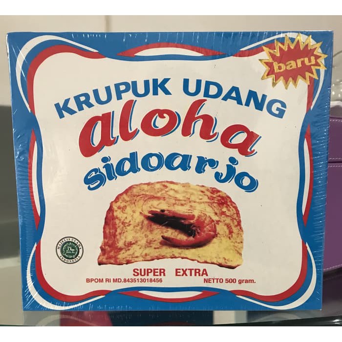 

kerupuk udang mentah aloha / kerupuk asli sidoarjo 500 gram